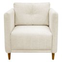 Ver imagem 5 de Kit 2 Poltronas Decorativa Luxo para Sala Consultório Escritório Recepção Aviv Linho Premium