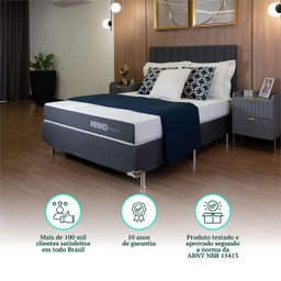 Colchão Casal 18cm 100% Espuma Massageador D33 25x138x188 Keiko Colchões - 11