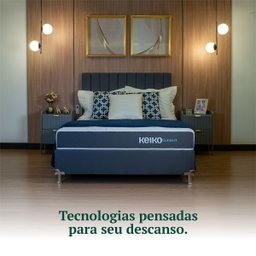Colchão Casal 18cm 100% Espuma Massageador D33 25x138x188 Keiko Colchões - 2