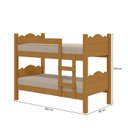 Ver imagem 6 de Beliche Pequim Art Panta 100% Mdf C/ Escada Vira 2 Camas P/colchão 188x88- Super Reforçada - Nature