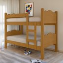Ver imagem 1 de Beliche Pequim Art Panta 100% Mdf C/ Escada Vira 2 Camas P/colchão 188x88- Super Reforçada - Nature