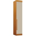 Ver imagem 1 de Guarda Roupa Modulado Individual Orion Cinamomo Off White 1 Porta Leifer Móveis