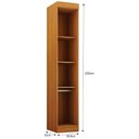 Ver imagem 3 de Guarda Roupa Modulado Individual Orion Cinamomo Off White 1 Porta Leifer Móveis