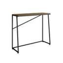 Ver imagem 2 de Aparador Industrial MDP Fosco 90cm Preto e Noce Oro Steel Wood Marrom