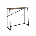 Ver imagem 2 de Aparador Industrial MDP Fosco 90cm Preto e Noce Oro Steel Wood