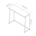 Ver imagem 3 de Aparador Industrial MDP Fosco 90cm Preto e Noce Oro Steel Wood Marrom