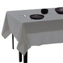 Ver imagem 1 de Toalha de Mesa Linho Premium 6 Lugares 200x140 Cm Admirare - Cinza
