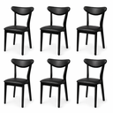 Ver imagem 2 de Kit 6 Cadeira de Jantar Madeira Maciça Floripa Estofada Premium Ergonomica Confortável Di Franco