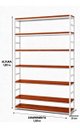 Ver imagem 3 de Estante Multiuso Organizador Livreiro Estilo Industrial 180x190 Branco Imbuia