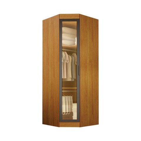 Guarda Roupa Modulado Canto Oblíquo Reflecta Orion - Leifer Cinamomo