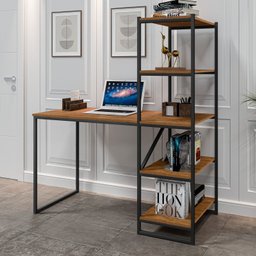 Escrivaninha com Estante 130cm Home Office Fit Yescasa - 1