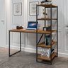 Escrivaninha com Estante 130cm Home Office Fit Yescasa - 1