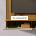 Ver mais imagens de Painel Suspenso com Prateleira 141cm Iris 292 Madetec