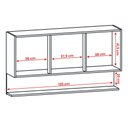 Ver imagem 4 de Armario de Cozinha Suspenso Line 120 Cm com 3 Portas Supremo/freijo
