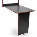 Ver imagem 6 de Mesa de Parede Retrátil Compacta Cozinha Apartamento Loft Preta