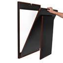 Ver imagem 7 de Mesa de Parede Retrátil Compacta Cozinha Apartamento Loft Preta
