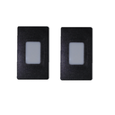 Ver imagem 3 de Kit 2 Balizador Poptem Embutido Preto Spot Iluminador Retangular