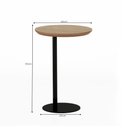 Ver imagem 2 de Mesa Lateral Sait 40 Cm X 57 Cm Tauari - Preto
