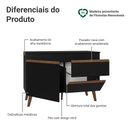 Ver imagem 3 de Balcão de Cozinha com 2 Portas e 1 Gaveta 120 cm Preto Pieta Madesa