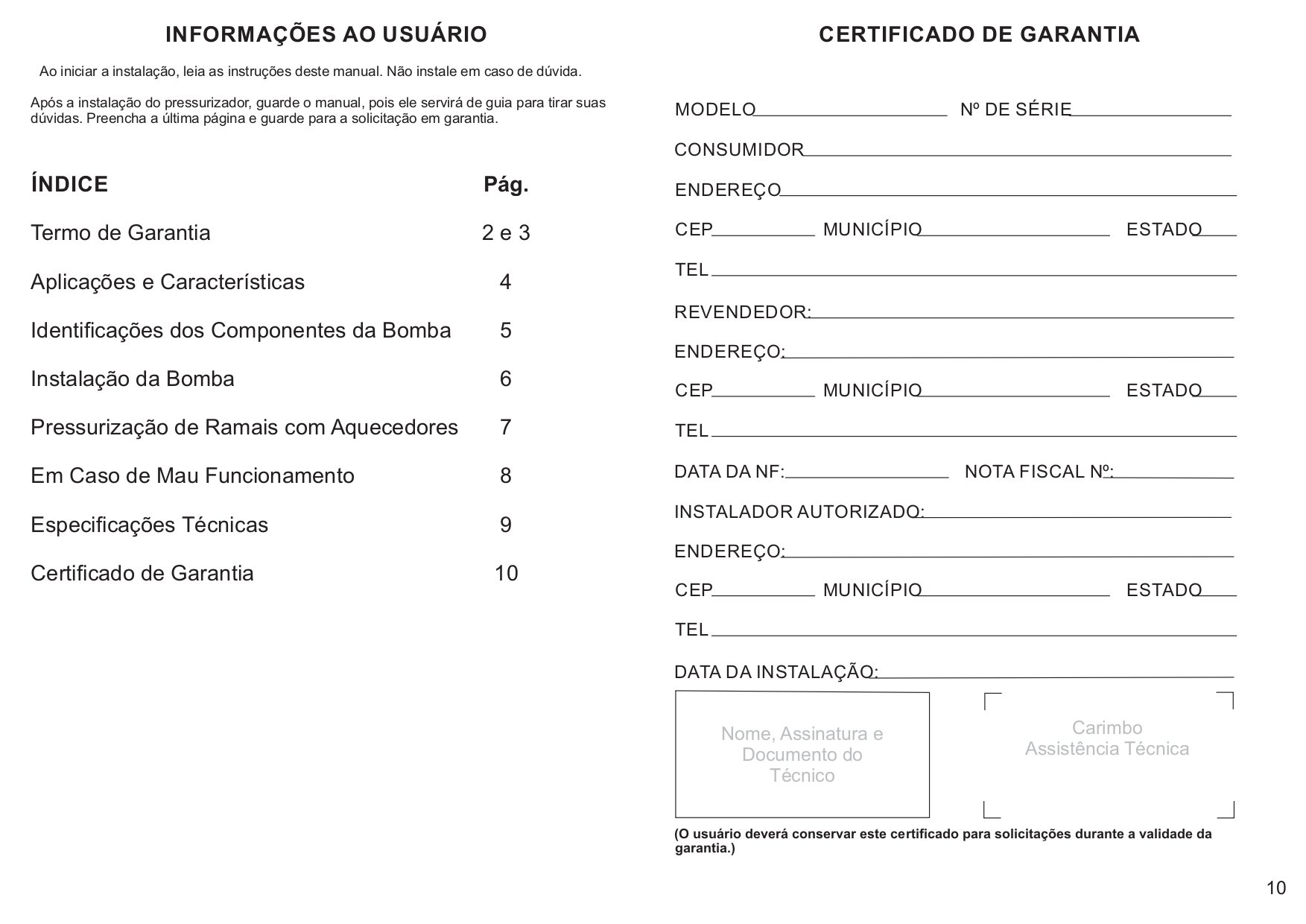 Pressurizador com Pressostato - Corpo em Ferro Gp-280 Ah - Inova - 4