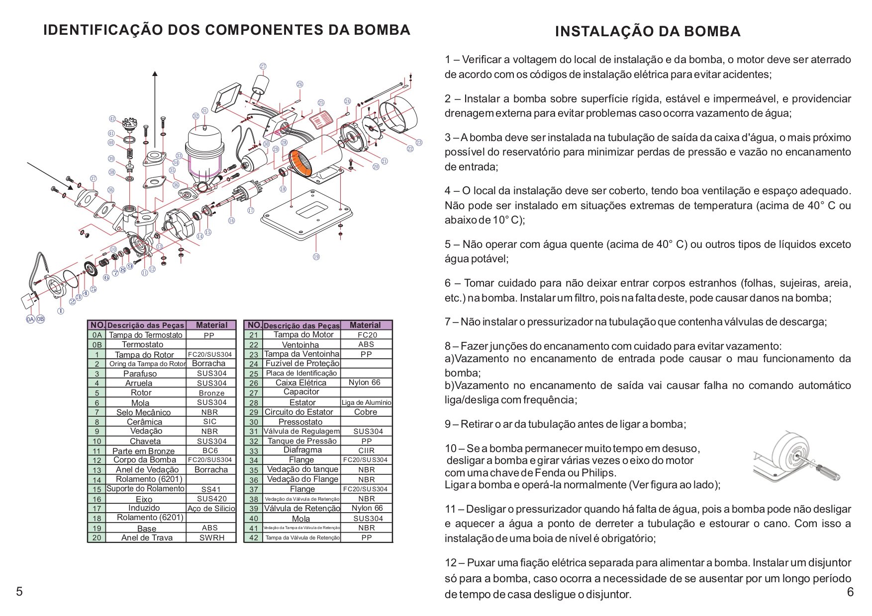 Pressurizador com Pressostato - Corpo em Ferro Gp-280 Ah - Inova - 5