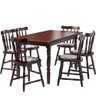 Conjunto Mesa de Jantar 160cm com 6 Cadeiras Estofadas Multimóveis CR50086 - 1