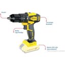 Ver imagem 4 de Furadeira e Parafusadeira a Bateria Mfi-20 20v 60hz Menegotti Intercambiável Brushless sem Bateria