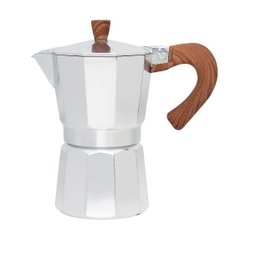 Cafeteira Italiana C/ Alça Bambu 6 Xíc - Mimo Style - 1