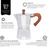 Cafeteira Italiana C/ Alça Bambu 6 Xíc - Mimo Style - 2