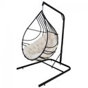 Ver imagem 1 de Cadeira Balanço Ninho Suspenso Gota com Suporte e Almofada Impermeável Acesse Móveis