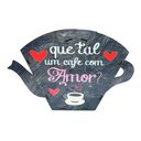 Ver imagem 1 de Porta Filtro em Madeira para Coador de Café Decor - Café com Amor