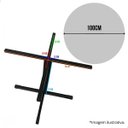 Ver imagem 2 de Mesa Reunião Redonda 1m Escritório Cinza Cristal