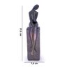 Escultura Decorativa Pessoa Sentada em Poliresina Cobre 21,5 Cm F04 - D'rossi - 2