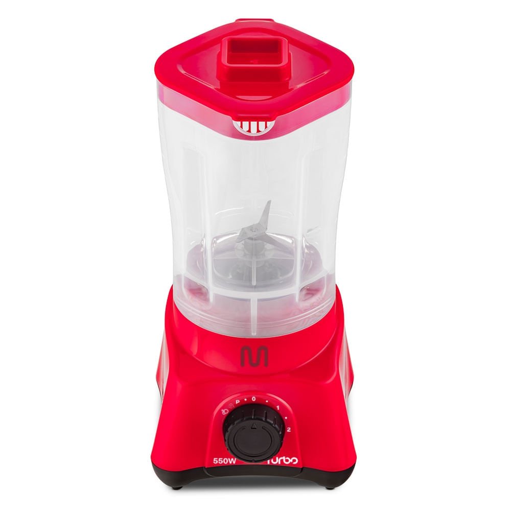 Liquidificador Turbo Vermelho 550w-127v Multi Home - Lq553 Lq553 - 3