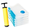 Ver imagem 1 de Kit Sacos de Armazenamento a Vácuo 60x50cm com Bomba Manual
