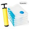 Kit Sacos de Armazenamento a Vácuo 60x50cm com Bomba Manual - 2