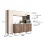 Cozinha Modulada 4 Peças 10 Portas 1 Gaveta Iara J Carvalho - 3
