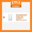 Ver imagem 2 de Kit - 4 Estantes Leve de Metal Reforçada 40 Cm 6 Níveis 25kg por Bandeja - Sa Gôndolas