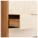 Ver imagem 6 de Guarda Roupa 4 Portas Domo c/Espelho Demobile Cinamomo Off White