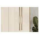 Ver imagem 4 de Guarda Roupa 4 Portas Domo c/Espelho Demobile Cinamomo Off White
