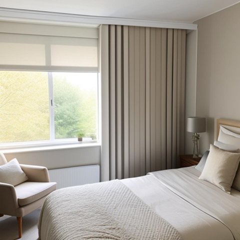 Persiana Tela Solar 3% Bege Requinte Screen 1% 2,68m até 2,93m 2,5m até 2,79m