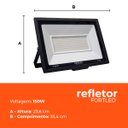 Ver imagem 3 de Refletor de Led 150w Luz Branca 110/220v 25.000h Fortled