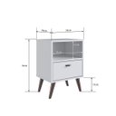 Ver imagem 3 de Mesa de Cabeceira 1 Gaveta e 1 Nicho 