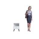 Ver imagem 5 de Mesa de Cabeceira 1 Gaveta e 1 Nicho 