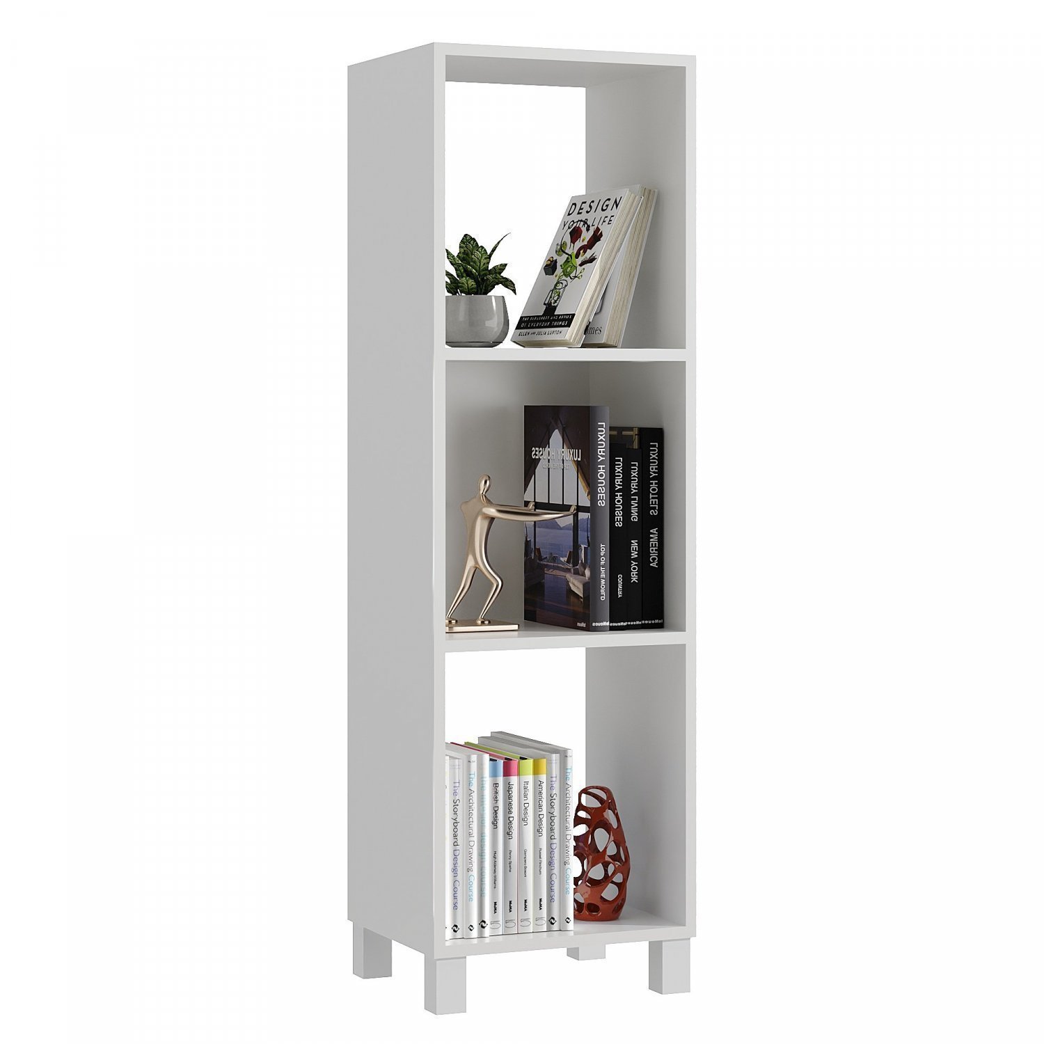 Nicho Multiuso Vertical com Pés Vedere | MadeiraMadeira
