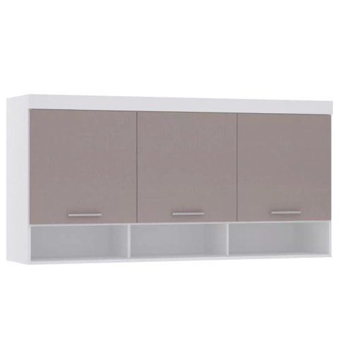 Guarda-roupa Modulado 165cm Aéreo 2 Portas Alpes Luciane