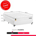Ver imagem 3 de Cama Box Casal Couro Branco+ Colchão Life D33 Pillow Top Branco 61x138x188cm - e-Shop Casa