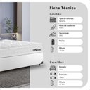 Ver imagem 2 de Cama Box Casal Couro Branco+ Colchão Life D33 Pillow Top Branco 61x138x188cm - e-Shop Casa