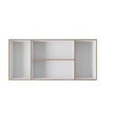 Ver imagem 3 de Armário Aéreo de Cozinha 120cm 4 Portas Mara Branco - Moblis