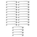 Ver imagem 1 de Alça de Apoio 80cm Barra Inox Kit 24 Unidades Cadeirante Idoso Gestante Acessibilidade Banheiro Box